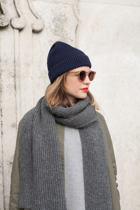 a classic sleek beanie is any color is always a great idea