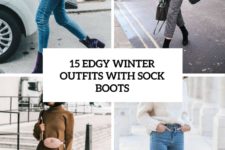 15 edgy winter looks with sock boots cover