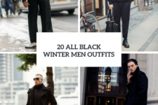 20 All Black Men Outfits For This Winter
