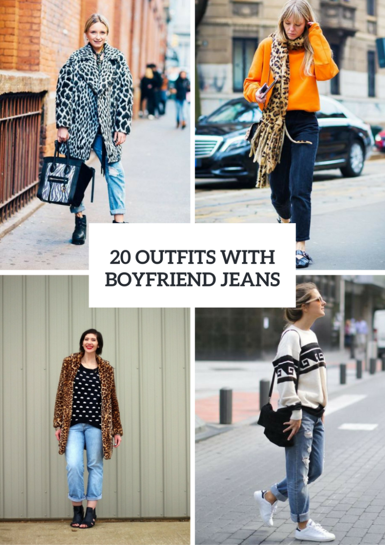 20 Fall And Winter Outfits With Boyfriend Jeans