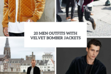 20 Men Outfits With Velvet Bomber Jackets