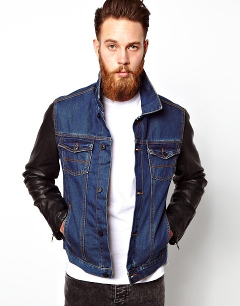 20 Leather Sleeve Jacket Outfits For Men - Styleoholic