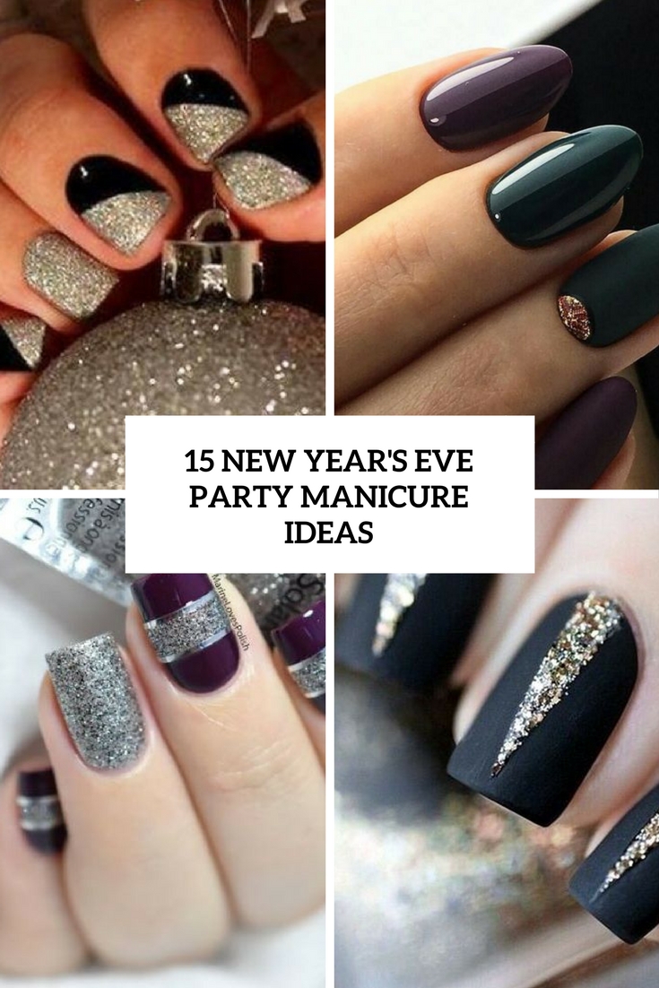 15 New Year’s Eve Party Manicure Ideas