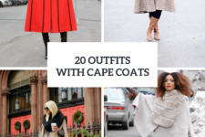 20 Winter Outfit Ideas With Cape Coats