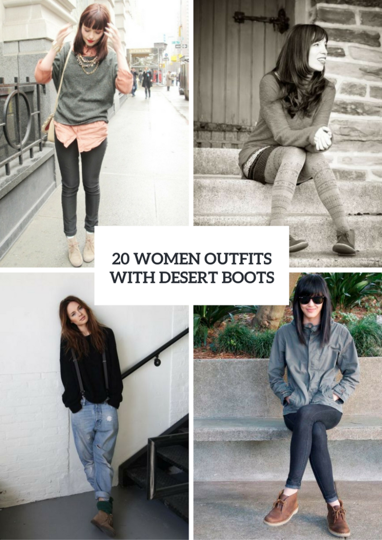 20 Women Outfits With Comfy Desert Boots
