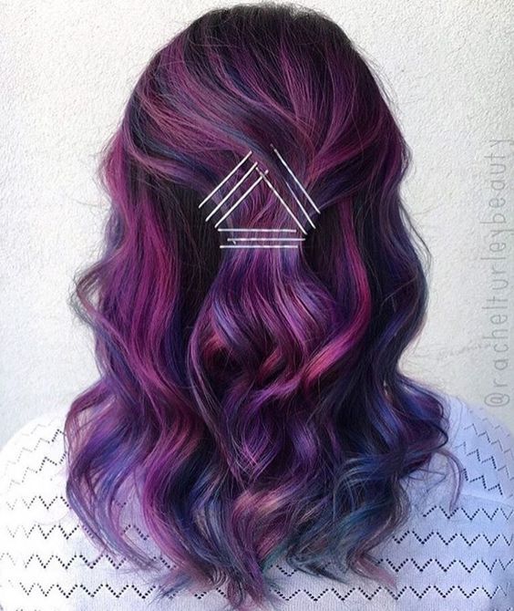 15 Trendy Purple Balayage Hair Ideas - Styleoholic