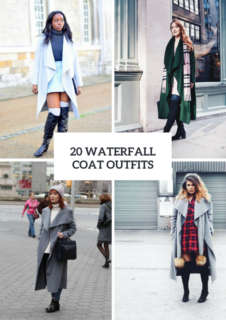 Fabulous Outfits With Waterfall Coats