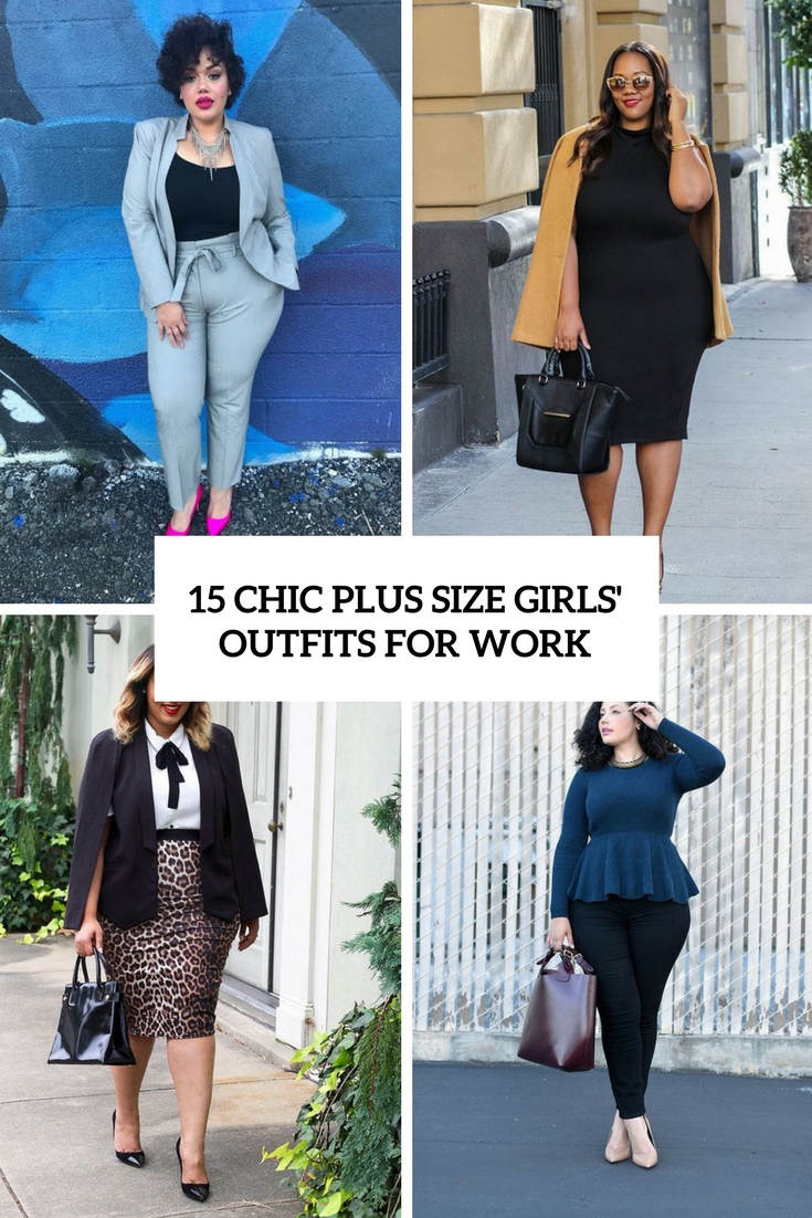 15 Chic Plus Size Girls’ Outfits For Work