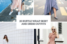 20 Outfit Ideas With Ruffle Wrap Skirts And Dresses