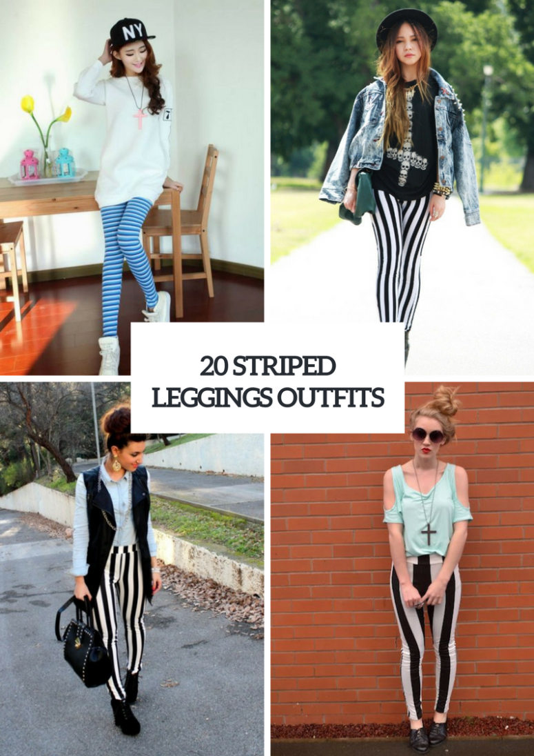 20 Striped Leggings Outfits To Try