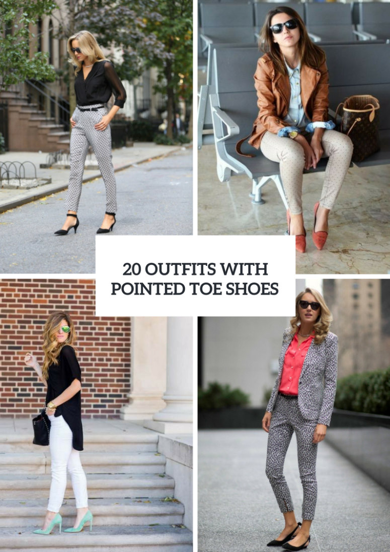 20 Stylish Outfits With Pointed Toe Shoes