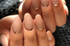 almond-shaped nails for work