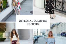 20 Charming Outfits With Floral Culottes