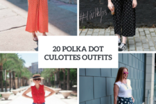 20 Fabulous Outfits With Polka Dot Culottes