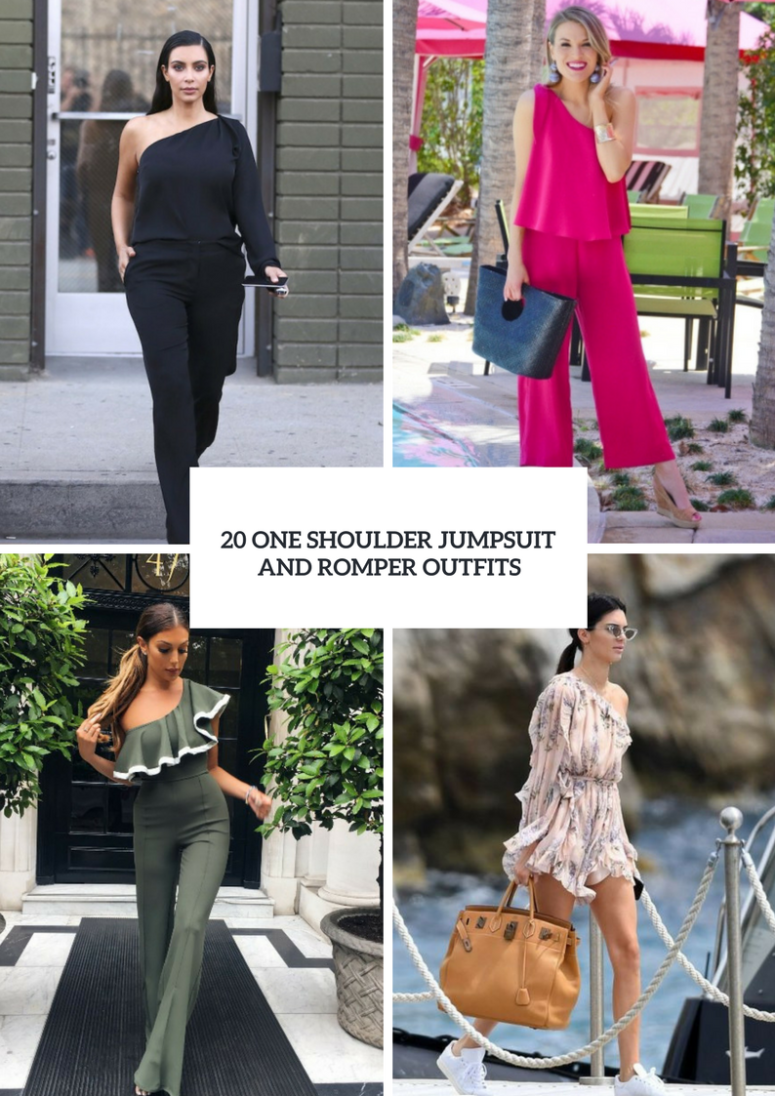 20 Outfits With One Shoulder Jumpsuits And Rompers