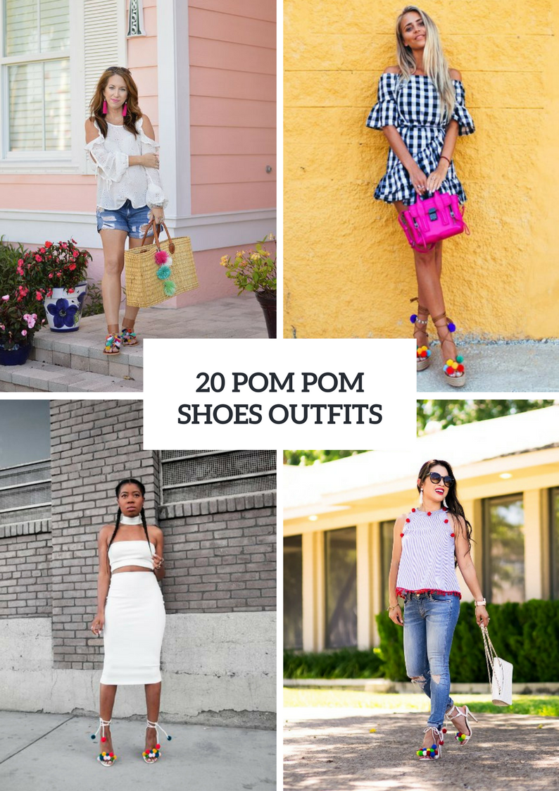 Awesome Outfits With Pom Pom Shoes