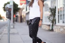 b&w look with sneakers
