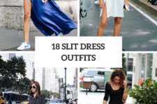 18 Slit Dress Outfits For Fashionable Ladies