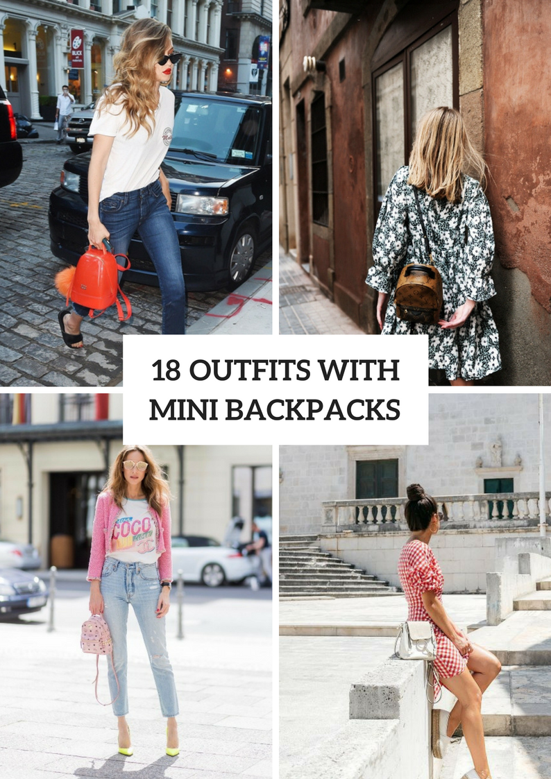 Summer Outfits With Mini Backpacks