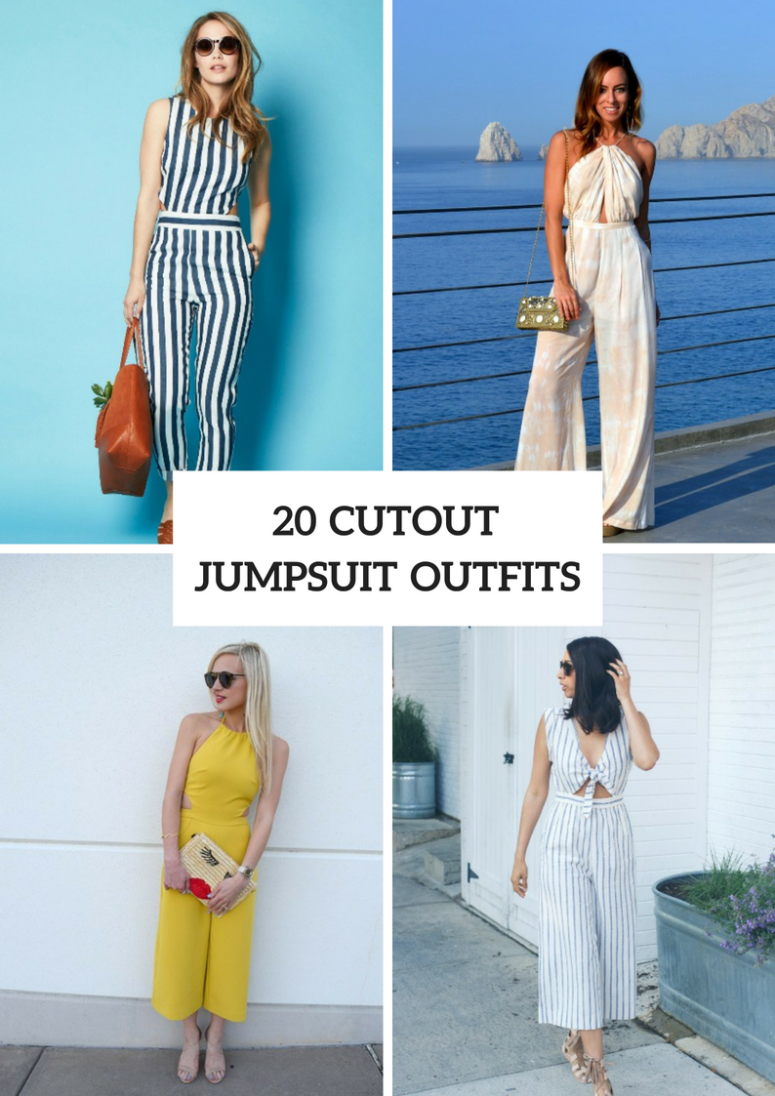 20 Cutout Jumpsuit Outfits For Ladies