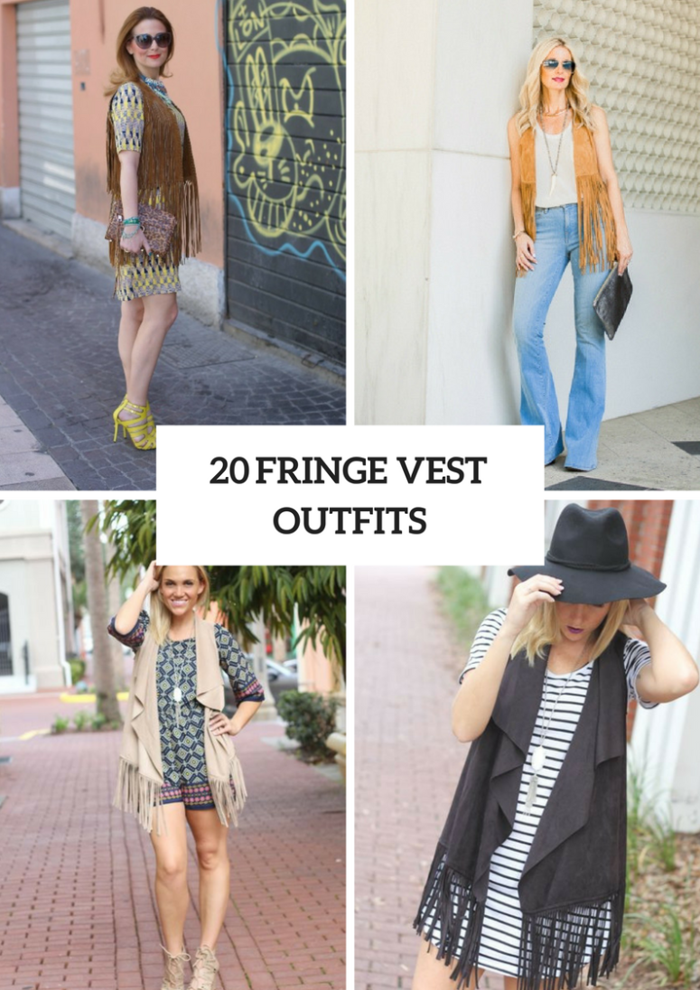 20 Fringe Vest Outfits To Repeat