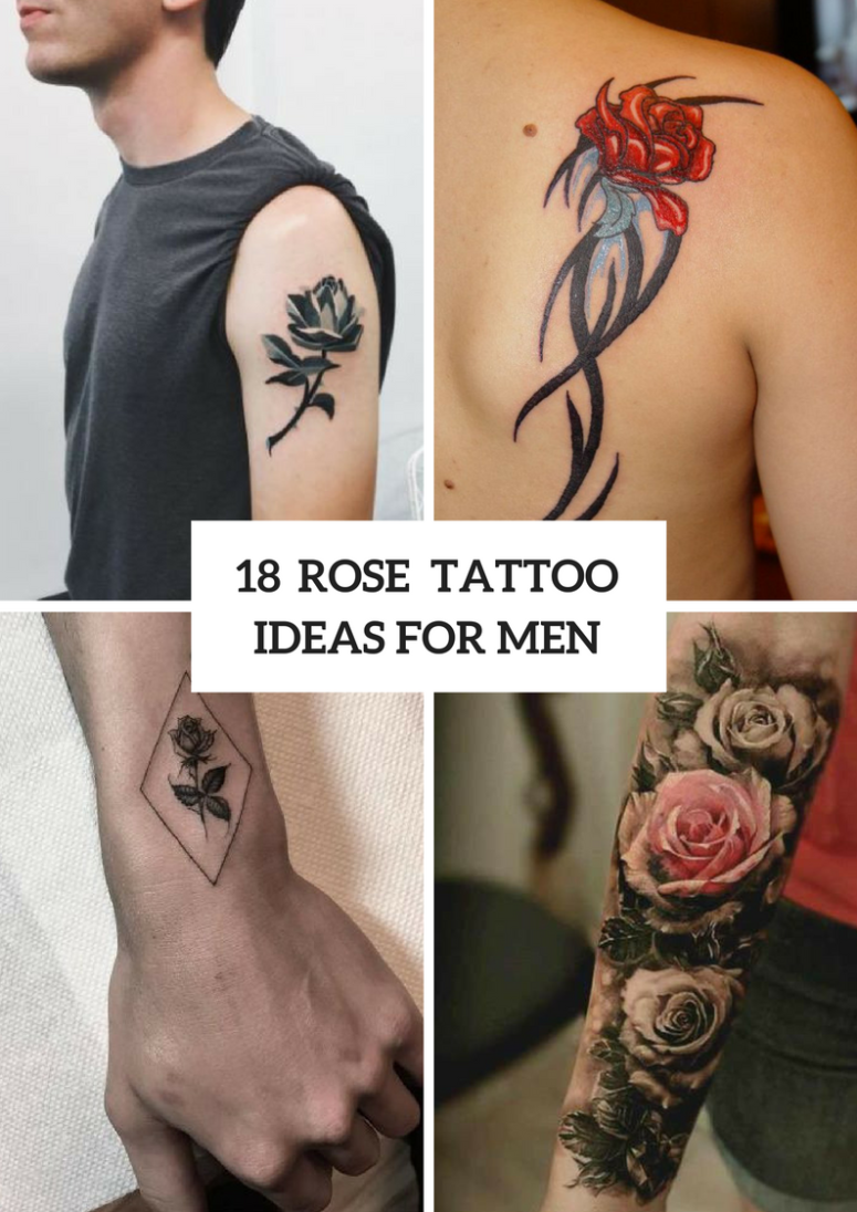 Rose Tattoo Ideas For Guys
