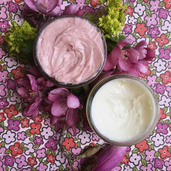 DIY lavender rose foot cream