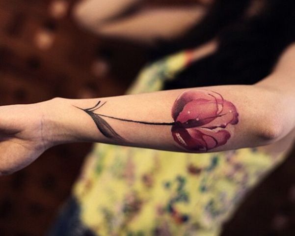 Beautiful tattoo on the arm