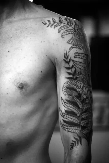 18 Cool Fern Tattoo Ideas For Men - Styleoholic