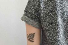 Fern tattoo on the arm