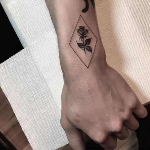 Small tattoo on the forearm