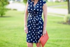 polka dress outfit for summer