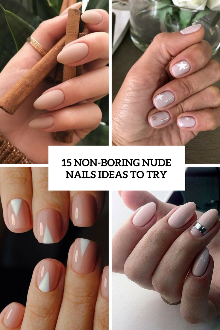 non boring nude nails ideas to try cover