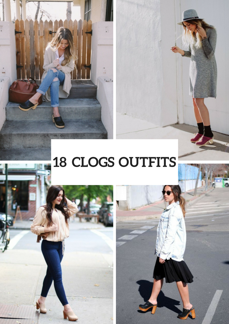 Picture Of Fashionable Outfits With Clogs