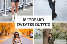 18 Leopard Sweater Outfit Ideas For This Fall
