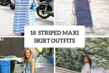 18 Striped Maxi Skirt Outfits For Stylish Ladies
