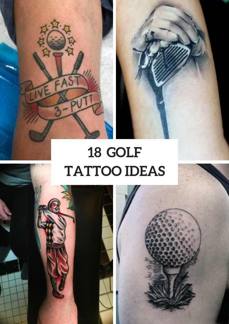 Awesome Golf Tattoo Ideas For Guys