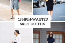 18 Early Fall Outfits With High-Waisted Skirts