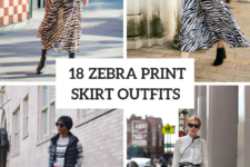 18 Trendy Zebra Printed Skirt Outfits For This Fall