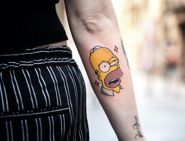 Showcase Your Love For Simpsons  Tattoo Meanings  TattoosWin