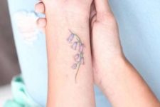 Gentle tattoo on the forearm