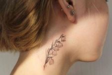Wonderful tattoo idea on the neck