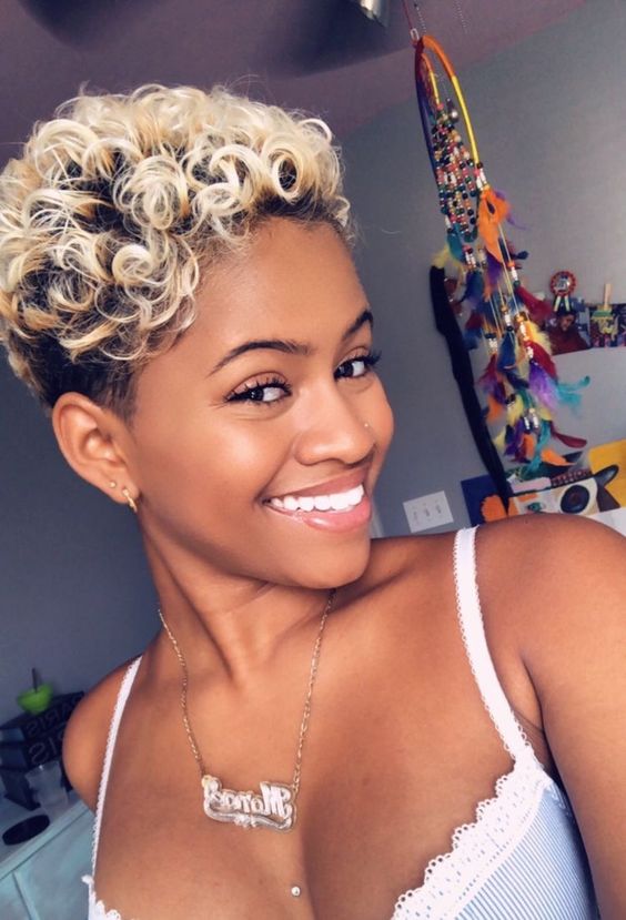 15 Edgy And Bold Blonde Afro Hair Ideas - Styleoholic