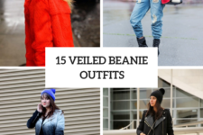 15 Outfit Ideas With Veiled Beanies