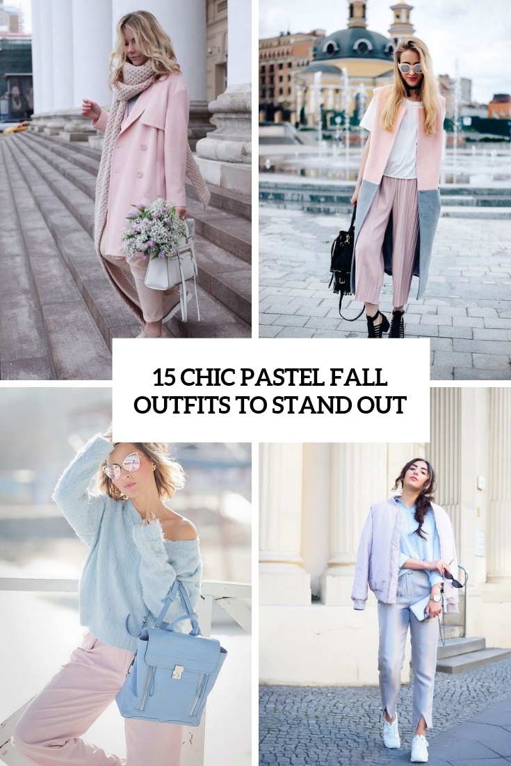 15 Chic Pastel Fall Outfits To Stand Out