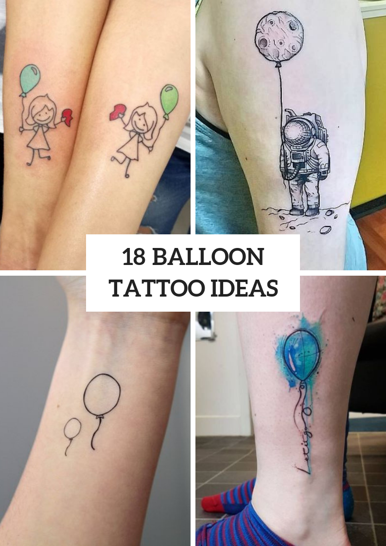 Amazing Balloon Tattoo Ideas