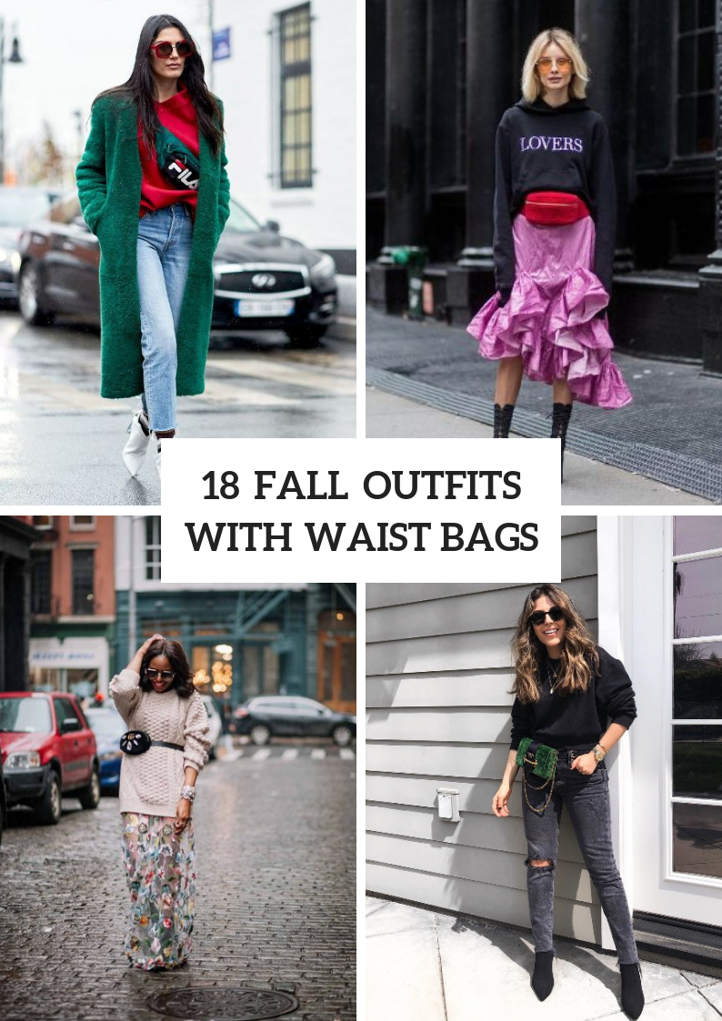 Fall Outfits With Waist Bags For Ladies