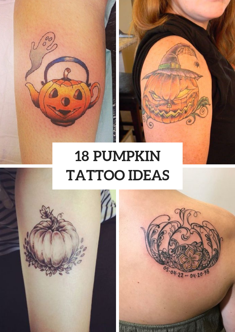 Pumpkin Tattoo Ideas To Repeat