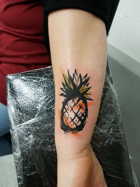 Pineapple tattoo by ShiraHil on DeviantArt