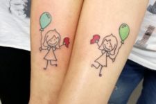 Best friend matching tattoos
